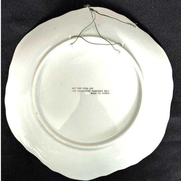 Korean Hand Painted Fruit Design Decorative Plate 7.25" - Picture 7 of 9